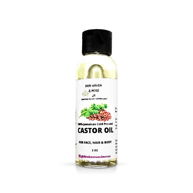 Skin Haven & More Ja 100% Jamaican Cold Pressed Castor Oil, 2oz - Caribshopper
