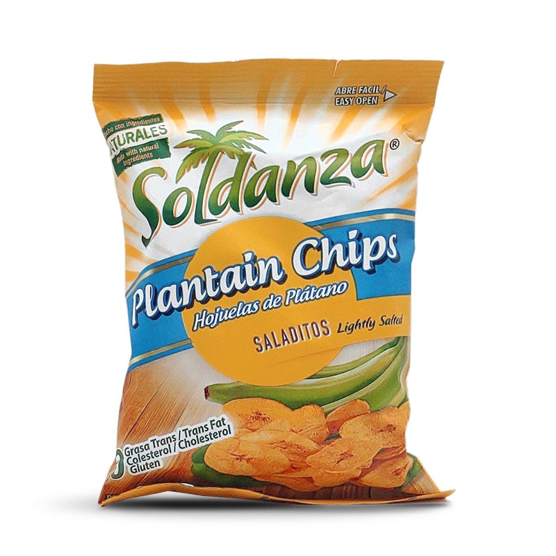 Soldanza Plantain Chips Lightly Salted, 42g (3 or 6 Pack) - Caribshopper