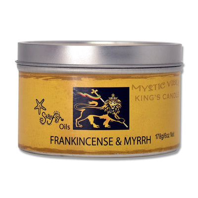 Starfish Oils Mystic Vibez Frankincense & Myrhh Candle, 6oz - Caribshopper