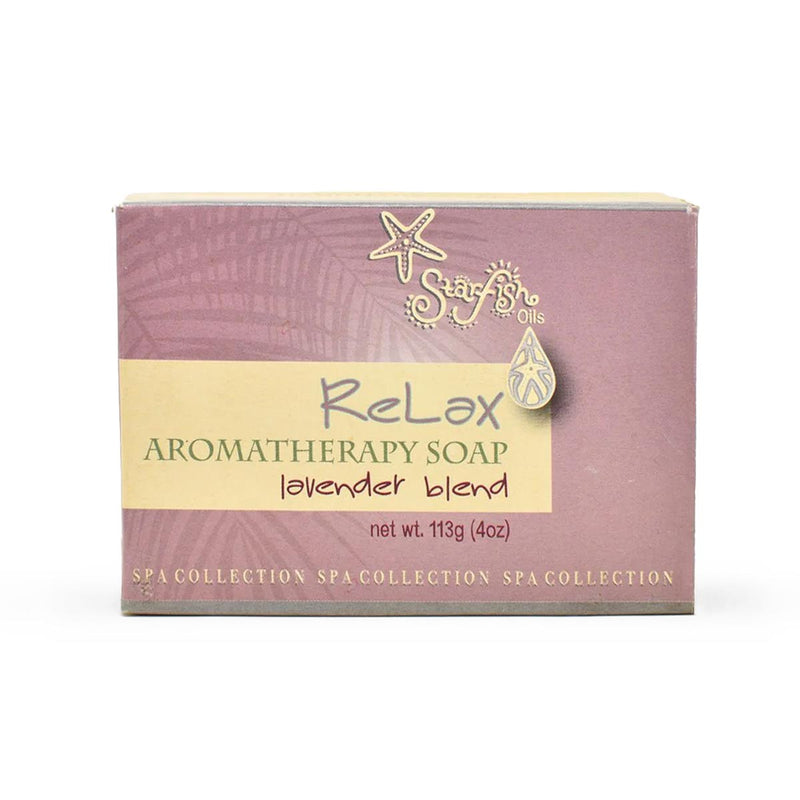 Starfish Oils Relax Lavender Aromatherapy Soap, 4oz - Caribshopper