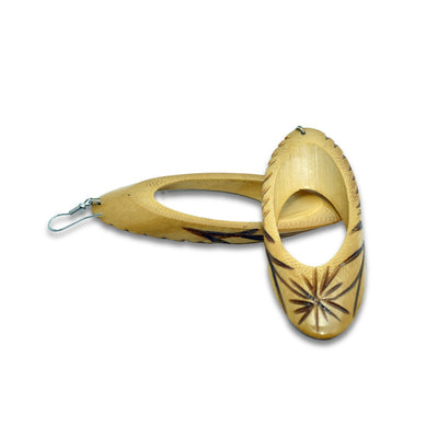 SunJA Lignum Bamboo Earrings - Caribshopper