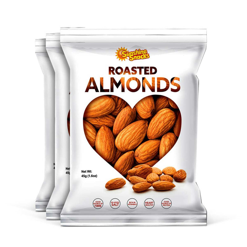 Sunshine Snacks Almonds, 45g (3 Pack) - Caribshopper