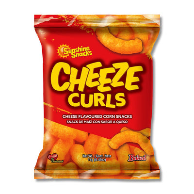 Sunshine Snacks Cheeze Curls, (3, 6 or 12 Pack) - Caribshopper