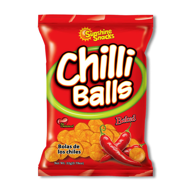 Sunshine Snacks Chilli Balls, (6 or 12 Pack) - Caribshopper