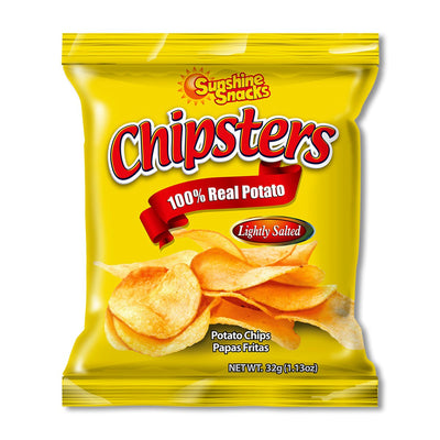 Sunshine Snacks Chipsters Potato Chips, (6 or 12 Pack) - Caribshopper