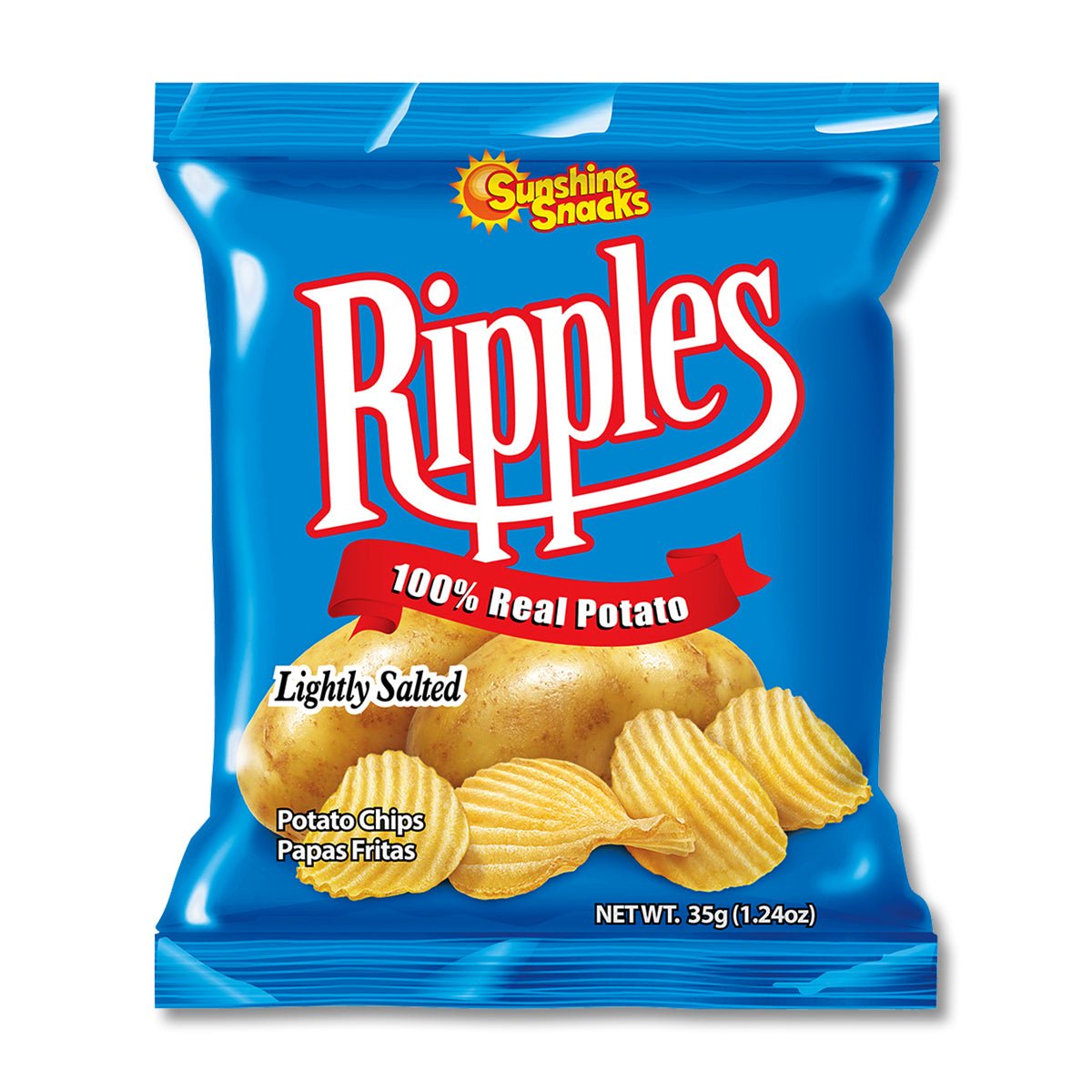 Shop Sunshine Snacks Ripples Potato Chips (6 or 12 Pack) – Caribshopper