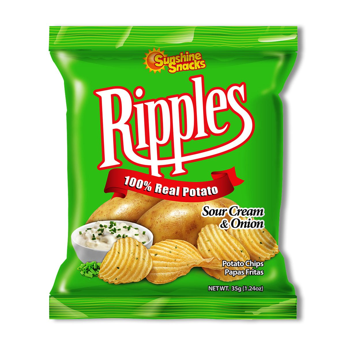 Shop Sunshine Snacks Ripples Potato Chips (6 or 12 Pack) – Caribshopper