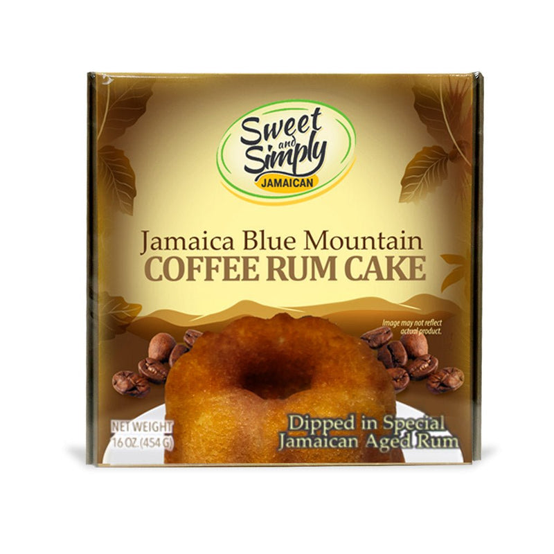 Sweet & Simply Jamaican Coffee Rum Cake, 4oz - Caribshopper
