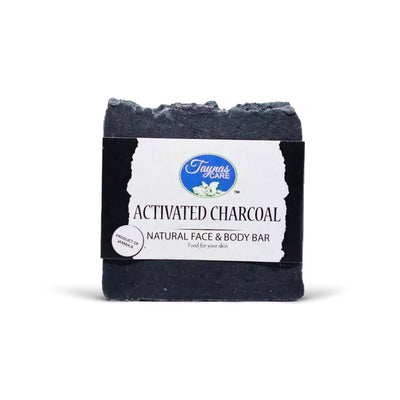 Tayna's Jamaican Activated Charcoal Soap, (Single & 3 Pack) - Caribshopper