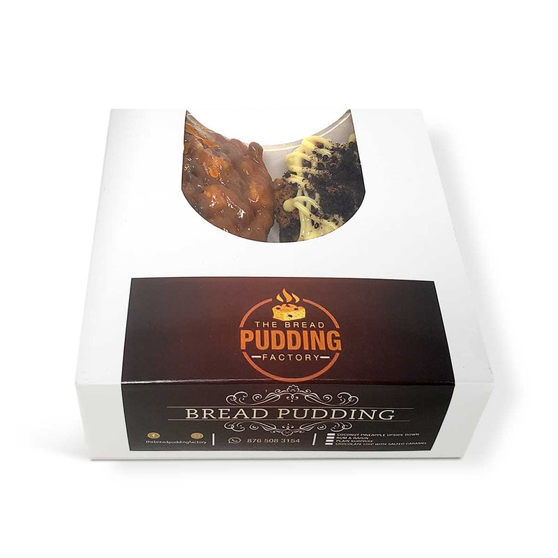 The Bread Pudding Factory Gourmet Bread Pudding ( 8 mini bread puddings) - Caribshopper
