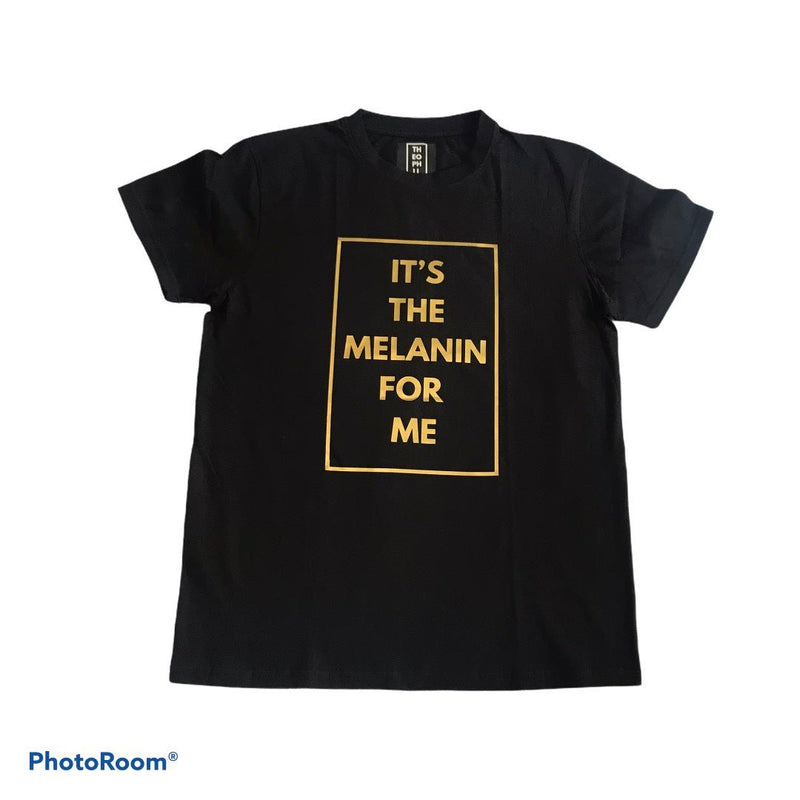 Theophilus Designs “It’s The Melanin For Me” T-shirt - Caribshopper