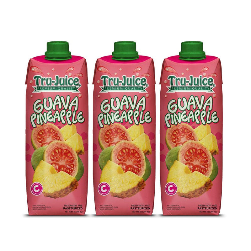 Tru-Juice Guava Pineapple Juice 1L (Single & 3 Pack) - Caribshopper