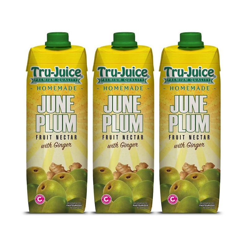 Tru-Juice June Plum Nectar with Ginger, 1L (Single & 3 Pack) - Caribshopper