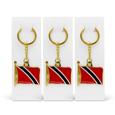 T&T Flag Keychain, (Single & 3 Pack) - Caribshopper