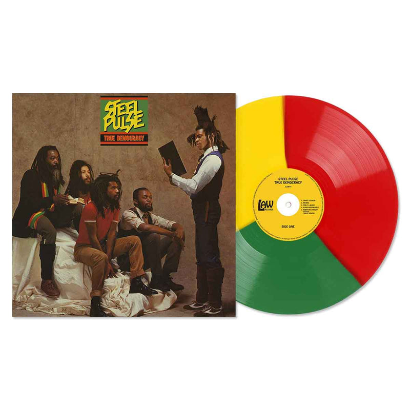 VP Records True Democracy (Tri-Color Vinyl) - Steel Pulse (LP) - Caribshopper
