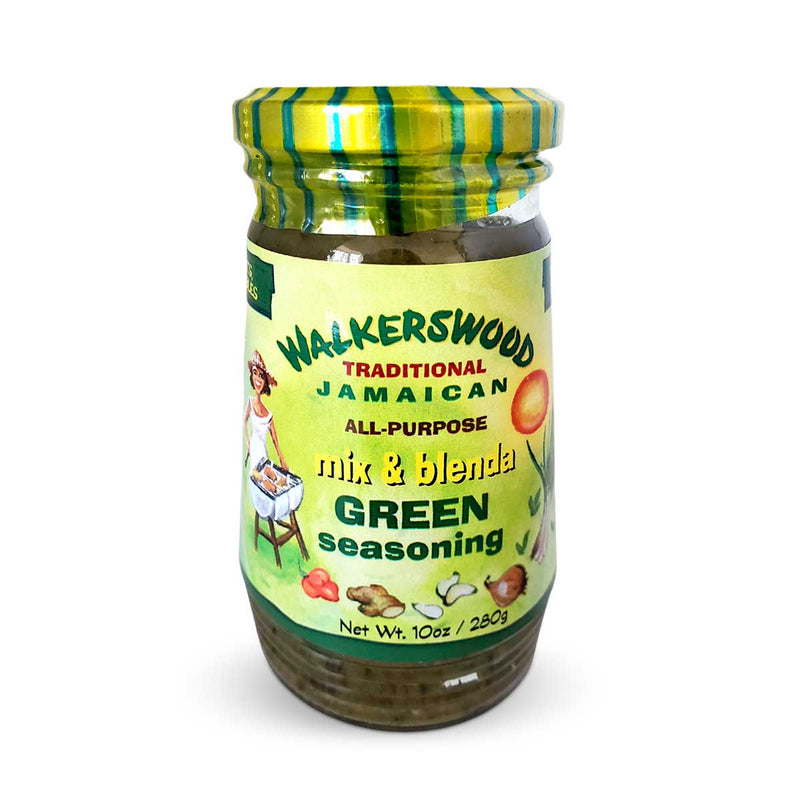 Walkerswood Traditional Jamaican All Purpose Mix and Blenda Green Seasoning, 10oz - Caribshopper