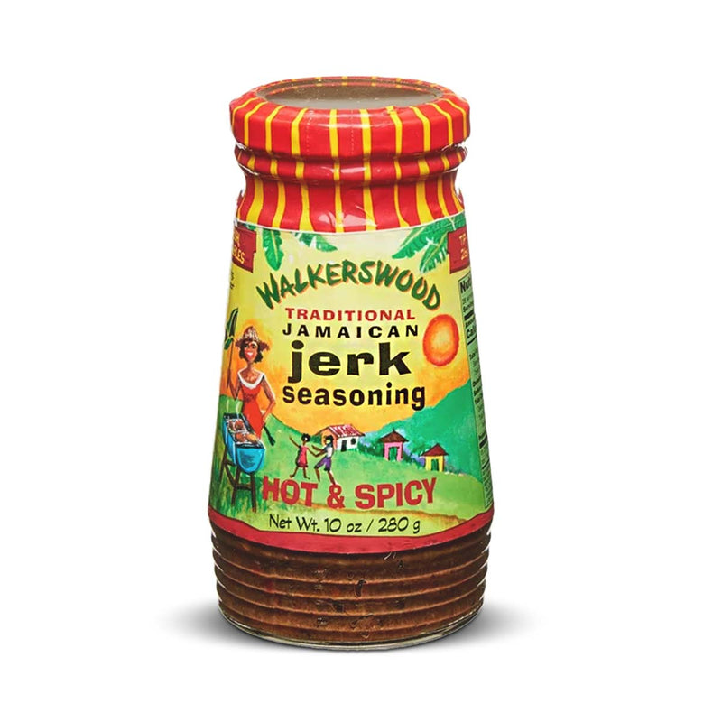 Walkerswood Traditional Jamaican Jerk Seasoning Hot & Spicy, 10oz (3, 6 or 12 Pack) - Caribshopper