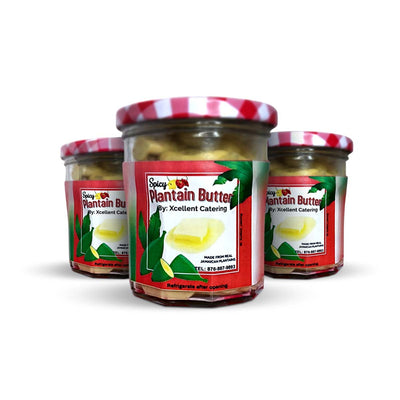 Xcellent Catering's Plantain Butter Spicy, 10.7oz (Single & 3 Pack) - Caribshopper