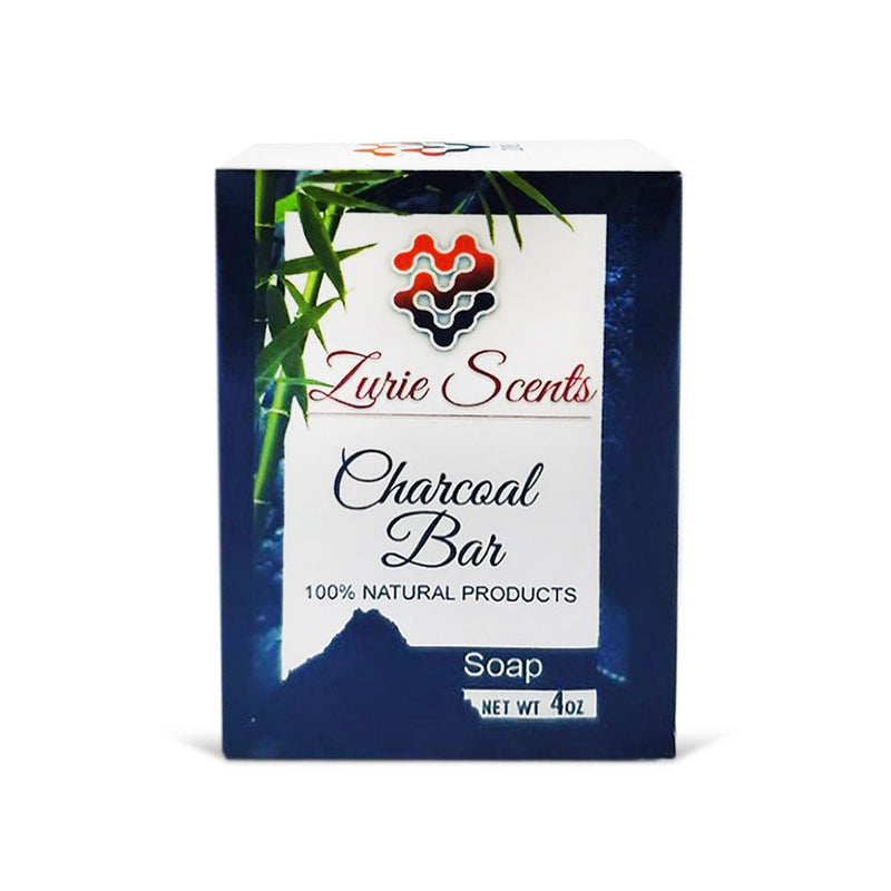 Zurie Scents Charcoal Bar Soap, 4oz (Single & 2 Pack) - Caribshopper